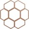 Ekena Millwork Florin Wood Fretwork Pierced Ceiling Medallion, Wood (Paint Grade), 20"OD x 7"ID x 3/8"T CMWP20X20X0375FOMF - alternate 1
